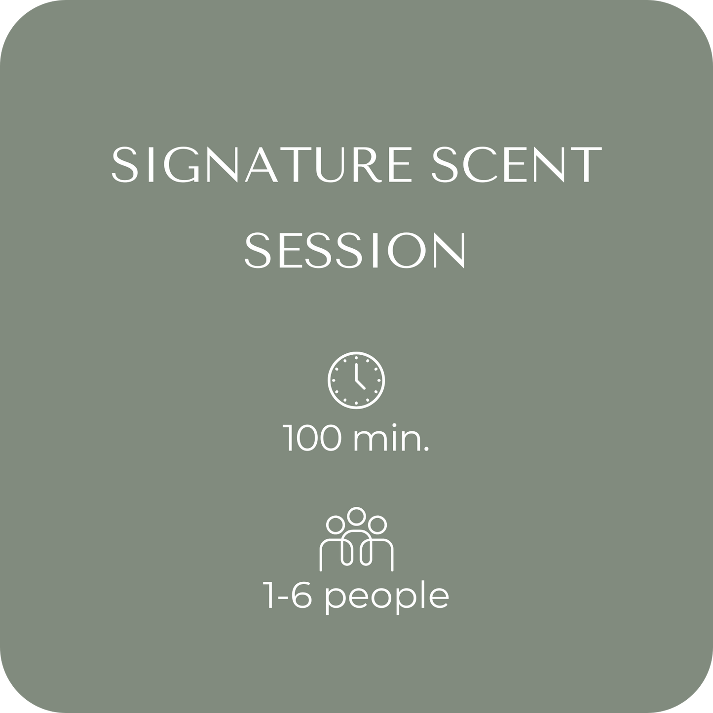 SIGNATURE SCENT SESSION (100min.)